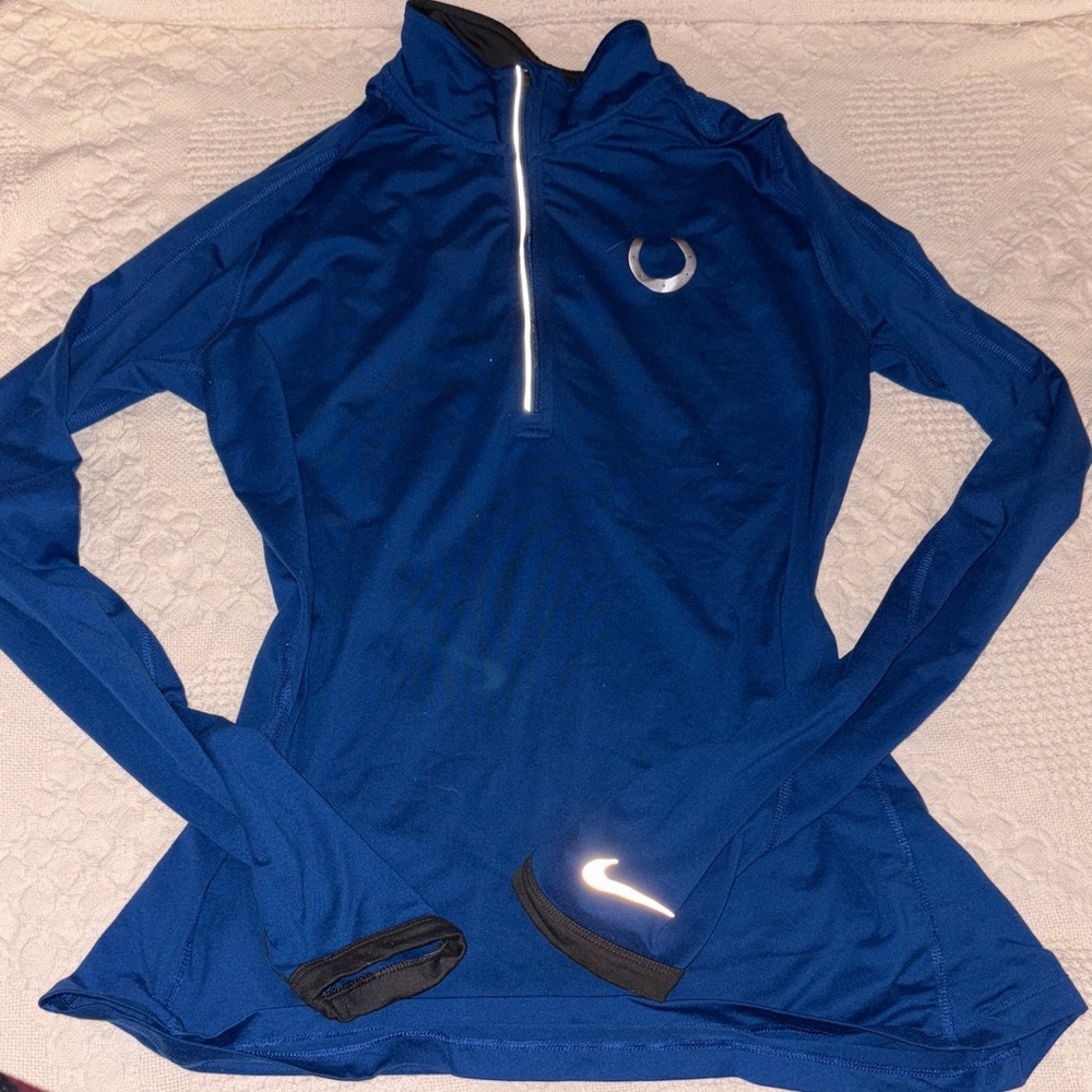 Nike Royal Blue Colts Performance Pullover